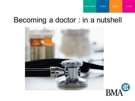 Becoming a doctor : in a nutshell. Qualifications Entry to medical school… Good GCSE’s Three A Levels Entry requirements vary between medical schools.