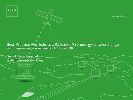 Best Practice Workshop: UIC leaflet 930 energy data exchange
