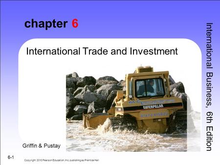 chapter 6 International Trade and Investment