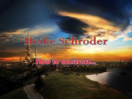 Heike Schroder How to construct….