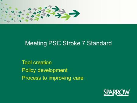 Meeting PSC Stroke 7 Standard