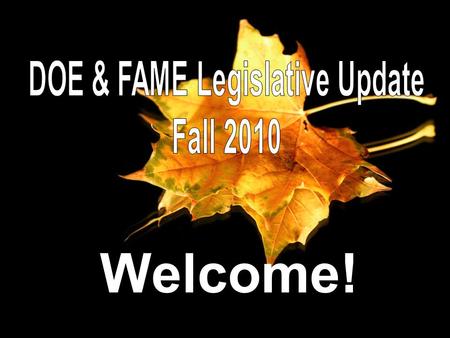 Welcome!. Agenda Legislative Actions –SUNLINK –E-resources –Accelerated Students SSYRA, Florida Teens Read!, Jim Harbin Student Media Festival Public.