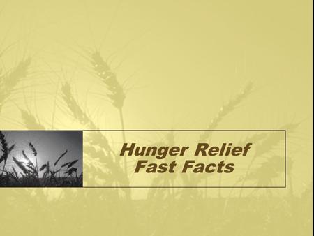 Hunger Relief Fast Facts. 15 million, or approximately 20 percent, of children in the United States live in poverty. One in seven Americans, 40 million,