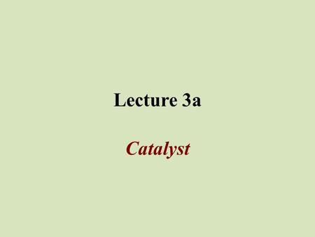Lecture 3a Catalyst. Transition Metals Many TM compounds are very colorful due to d-d transitions (i.e., Cu(II) is blue/green, Ni(II) is green, Co(II)