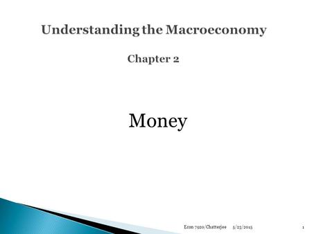 Understanding the Macroeconomy Chapter 2