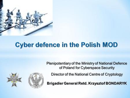 1.Legal basis 2.Perception of cyber defence 3.Computer Incident Response System 4.Cyber Operations 5.Protection of information 6.Summary.