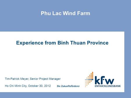 Experience from Binh Thuan Province