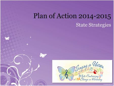 State Strategies Plan of Action 2014-2015. PILLAR I Education & Professional Development.