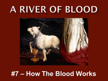 #7 – How The Blood Works.  A common phrase to discuss rebirth  Concepts bolstered by centuries of assumptions  What does the Bible say about HOW the.