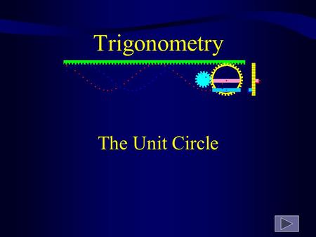 Trigonometry The Unit Circle.