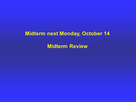 Midterm next Monday, October 14 Midterm Review. What is structural geology? - Study of rock deformation, “the study of the architecture of the Earth’s.