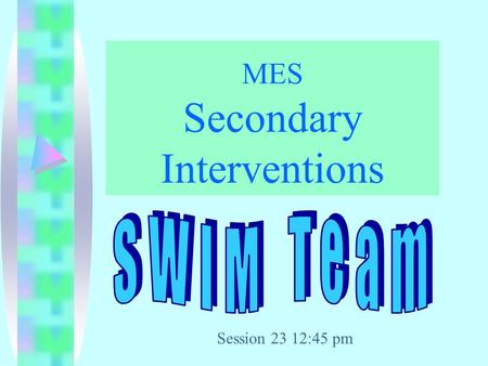 MES Secondary Interventions