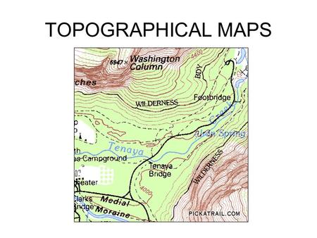 TOPOGRAPHICAL MAPS.