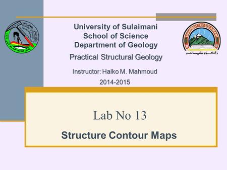 Structure Contour Maps