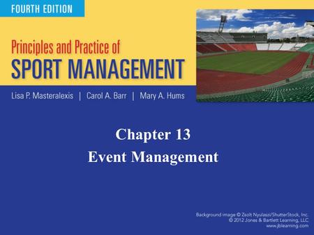 Chapter 13 Event Management