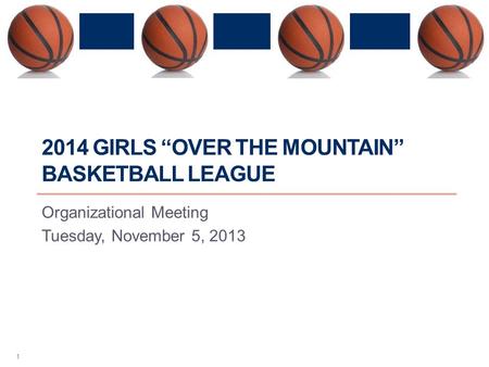 2014 girls “over the mountain” basketball league