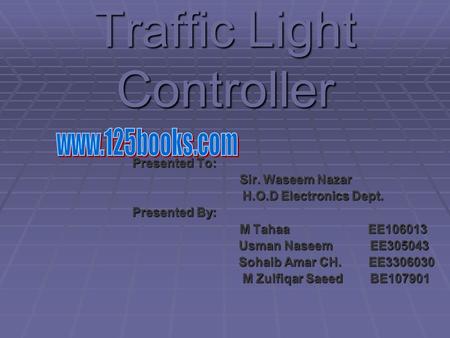 Traffic Light Controller