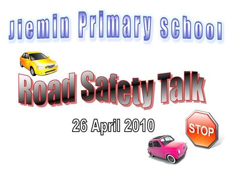Representatives from the Singapore Safety Driving Centre (SSDC), Mr Mohd Ali and Mr John, presented a talk on Road Safety during our school assembly (Monday,