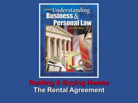 Renting & Buying Homes.