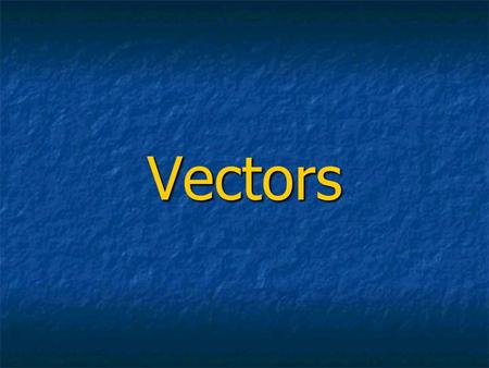 Vectors. Vectors Vector: A quantity with both a magnitude and a direction. Vector: A quantity with both a magnitude and a direction. Scalar: A quantity.