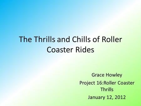 The Thrills and Chills of Roller Coaster Rides