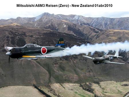 Mitsubishi A6M3 Reisen (Zero) - New Zealand 01abr2010.