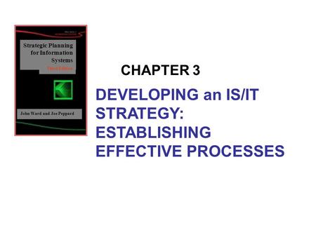DEVELOPING an IS/IT STRATEGY: ESTABLISHING EFFECTIVE PROCESSES