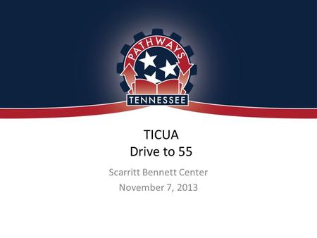 TICUA Drive to 55 Scarritt Bennett Center November 7, 2013.