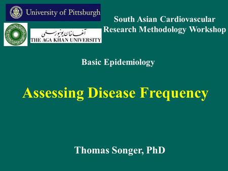 Assessing Disease Frequency