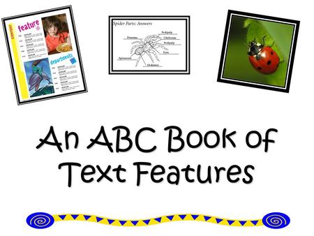 An ABC Book of Text Features