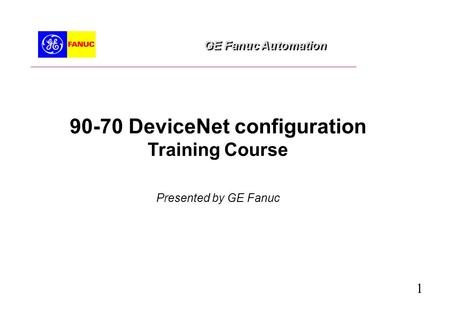 90-70 DeviceNet configuration