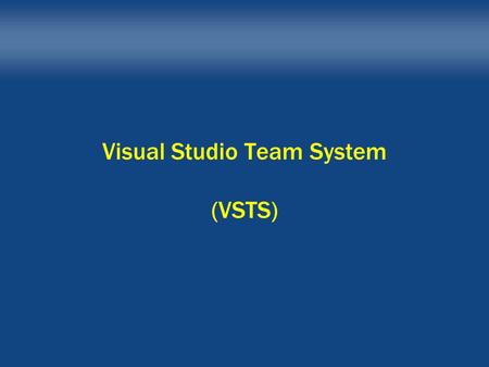 Visual Studio Team System (VSTS). Richard Hundhausen Author of software development books Microsoft Regional Director Microsoft MVP (VSTS) MCT, MCSD,