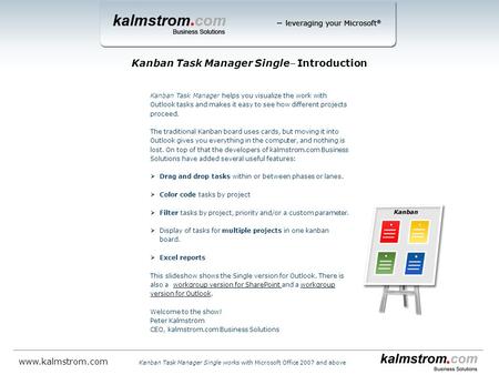 Kanban Task Manager Single‒ Introduction