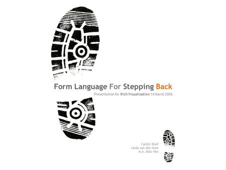 Form Language For Stepping Back