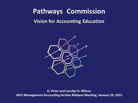 Pathways Commission Vision for Accounting Education