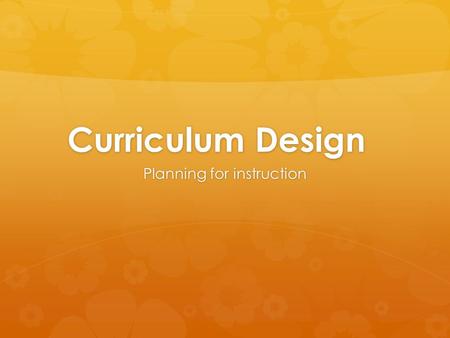 Curriculum Design Planning for instruction. Agenda  Review Bloom’s  Review M.I.  Differentiation.