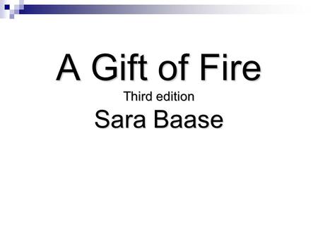 Slides prepared by Cyndi Chie and Sarah Frye A Gift of Fire Third edition Sara Baase Chapter 5: Crime.