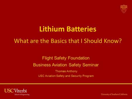 Lithium Batteries What are the Basics that I Should Know?