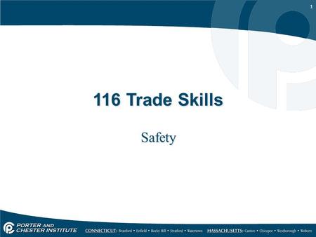 1 116 Trade Skills Safety. 2 Pressure Vessels and Piping The pressure in a vessel increases as the temperature of the vessel increases. –This pressure.