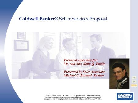 Coldwell Banker® Seller Services Proposal