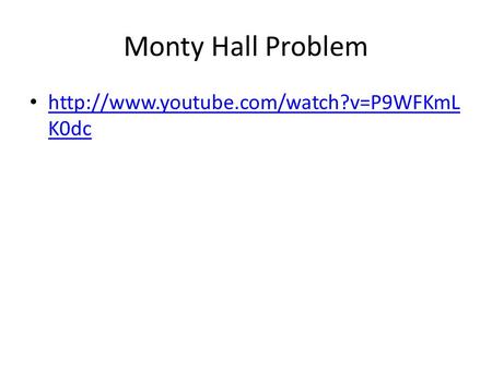 Monty Hall Problem  K0dc  K0dc.