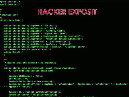  The hackers is a persons that they have a many knowledge in the area of ​​ computer and are capable of deceive the security.