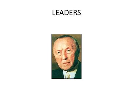 LEADERS. ___________ DOCTRINE Soviet Leaders END OF COMMUNISM.