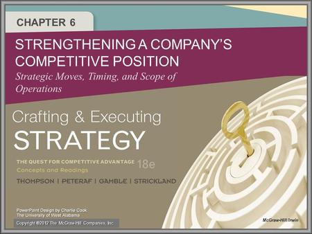 STRENGTHENING A COMPANY’S COMPETITIVE POSITION