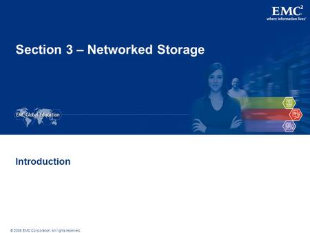 Section 3 – Networked Storage
