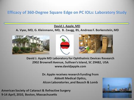 Efficacy of 360-Degree Square Edge on PC IOLs: Laboratory Study