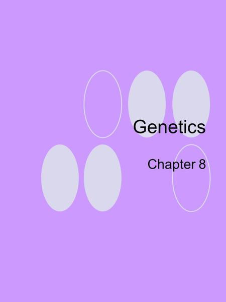 Genetics Chapter 8. Origins of Genetics Heredity  The passing of characters from parents to offspring Character  Inherited characteristic (ex. flower.