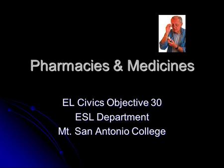 Pharmacies & Medicines