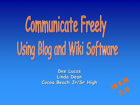 Dee Lucas Linda Dean Cocoa Beach Jr/Sr High WEB 2.0.