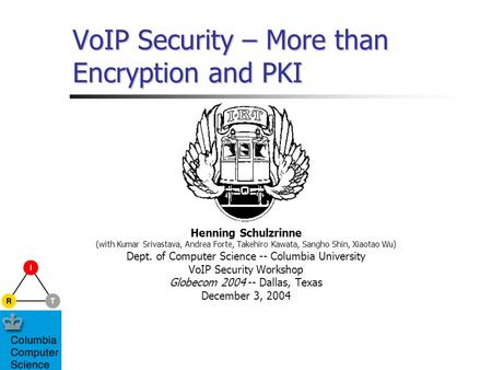 VoIP Security – More than Encryption and PKI